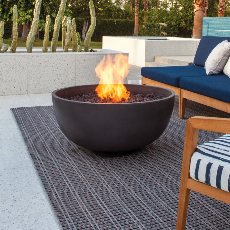 BJFS Urth Concrete Natural Gas/Propane Fire Pit & Reviews Wayfair